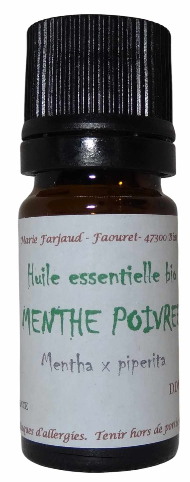 Huile essentielle Bio - Menthe poivrée- 5ml