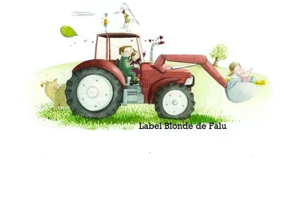 Label Blonde De Falu